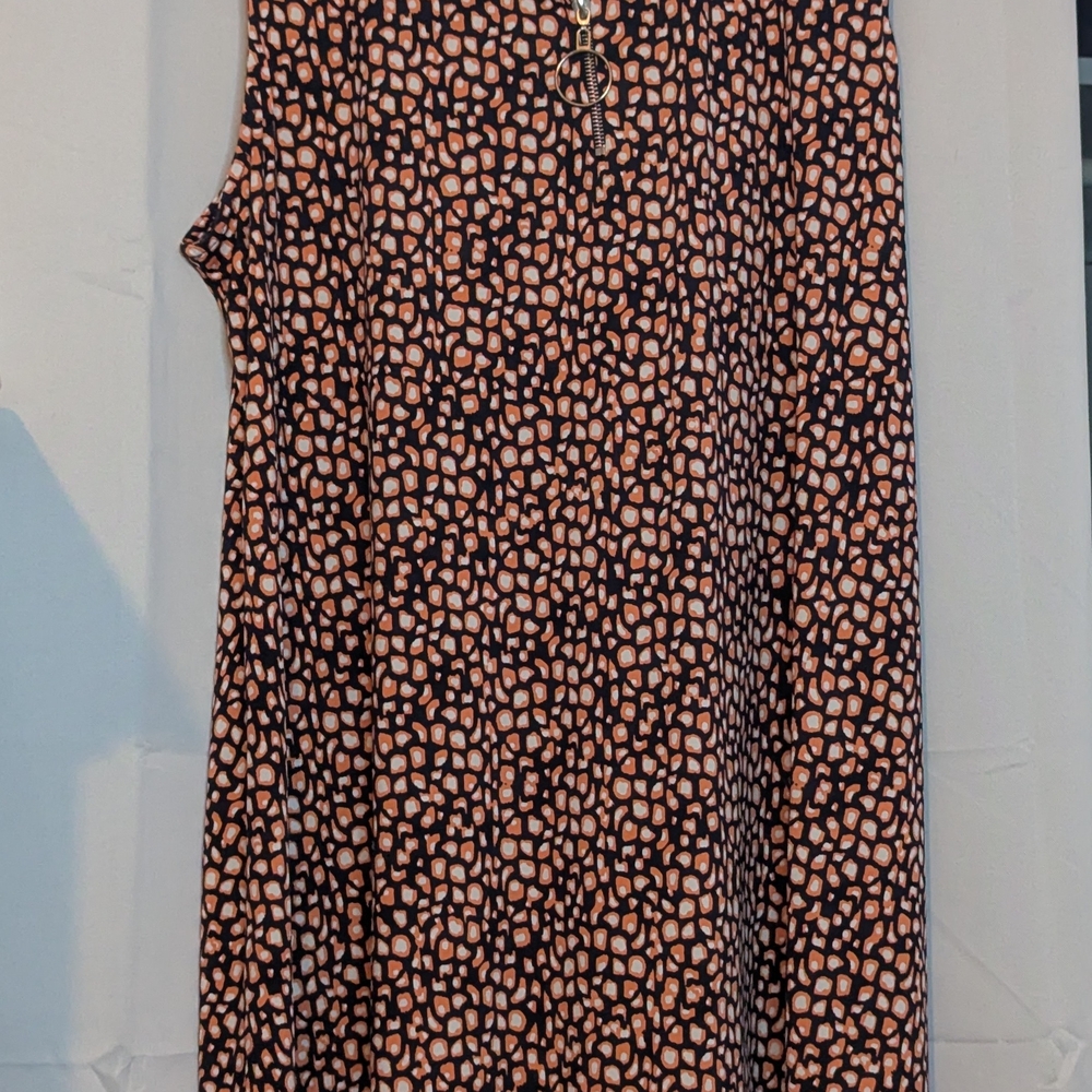 Ava & Grace Black and Tan Sleeveless Dress - Picture 3 of 11